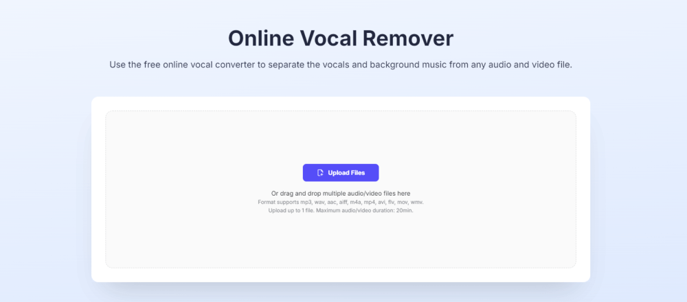 Notta Vocal Remover